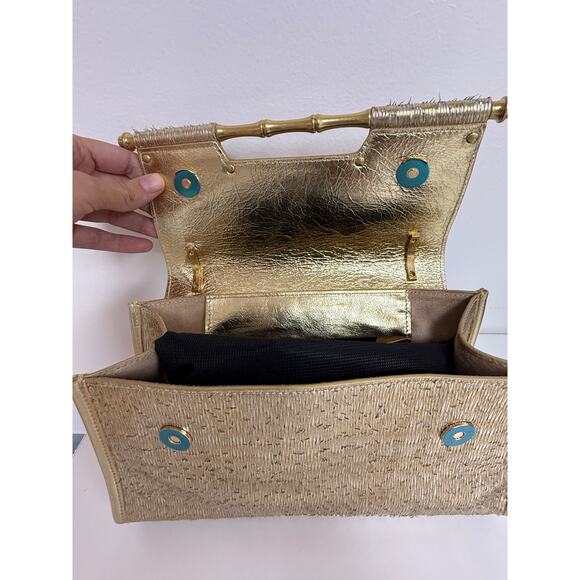 Alia Textured Satchel Genuine leather made in Italy. - Picture 6 of 8